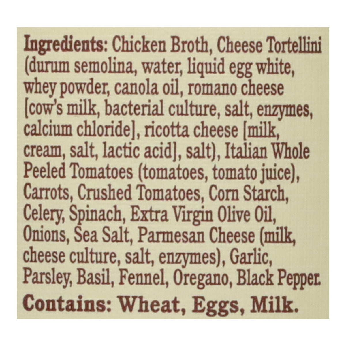 Rao's Tortellini & Vegetable Soup, 16 oz (Case of 6)