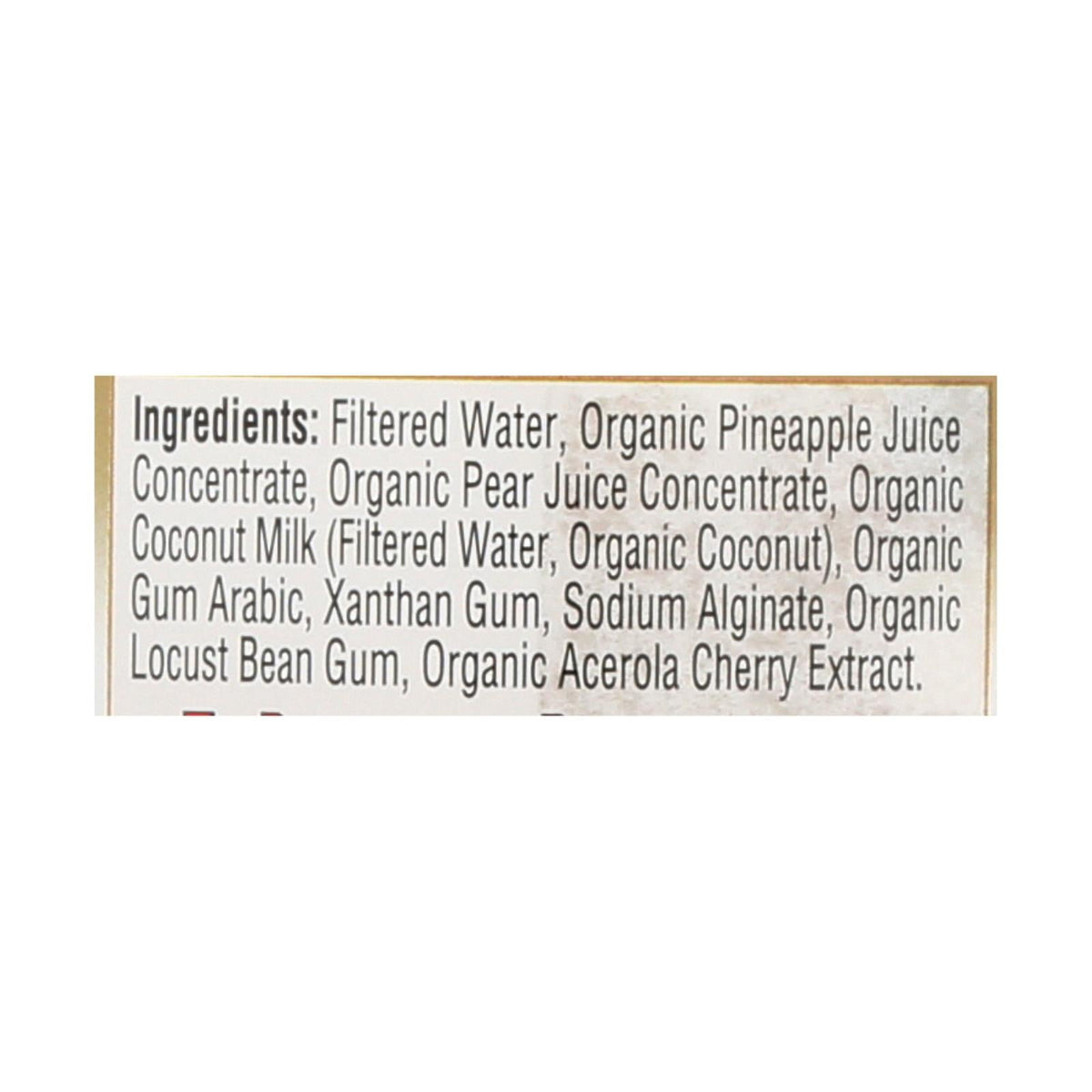 Lakewood Organic Pineapple Coconut Juice, 32 fl oz (Case of 6)