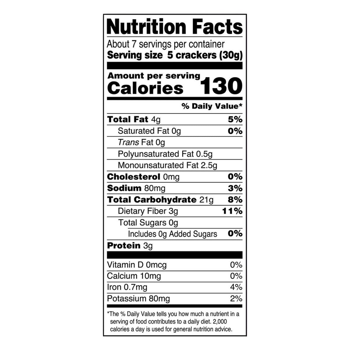 Back to Nature Harvest Whole Wheat Crackers, 7 oz (Case of 12)