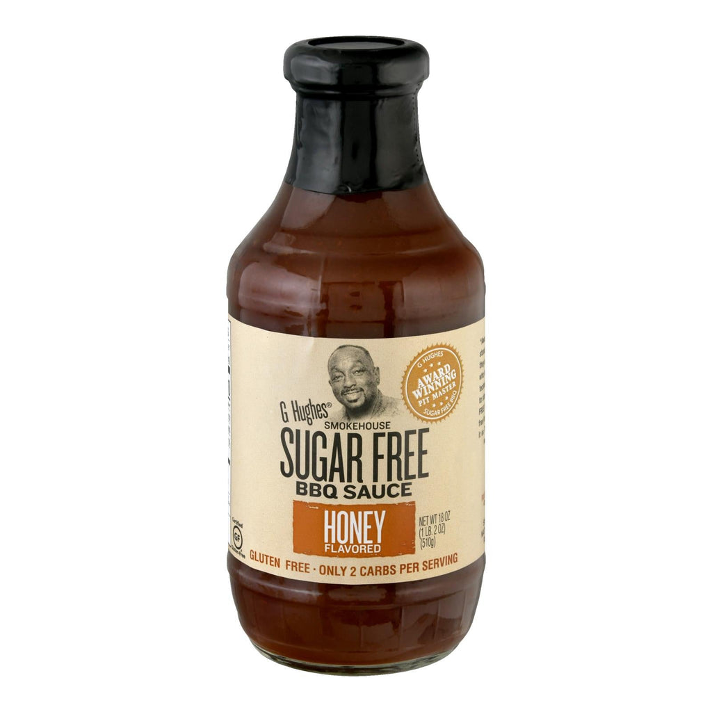G Hughes Honey BBQ Sauce, 18 oz (Case of 6)