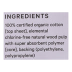The Honey Pot Non-Herbal Overnight Menstrual Pads, 12 ct