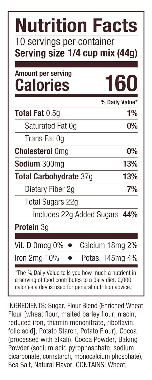 Bob's Red Mill Chocolate Cake Mix, 15.5 oz (Case of 4)