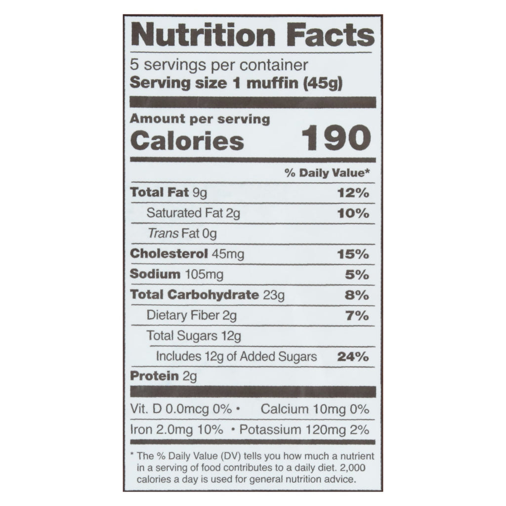 Schär Chocolate Muffins, 7.9 oz (Case of 4)