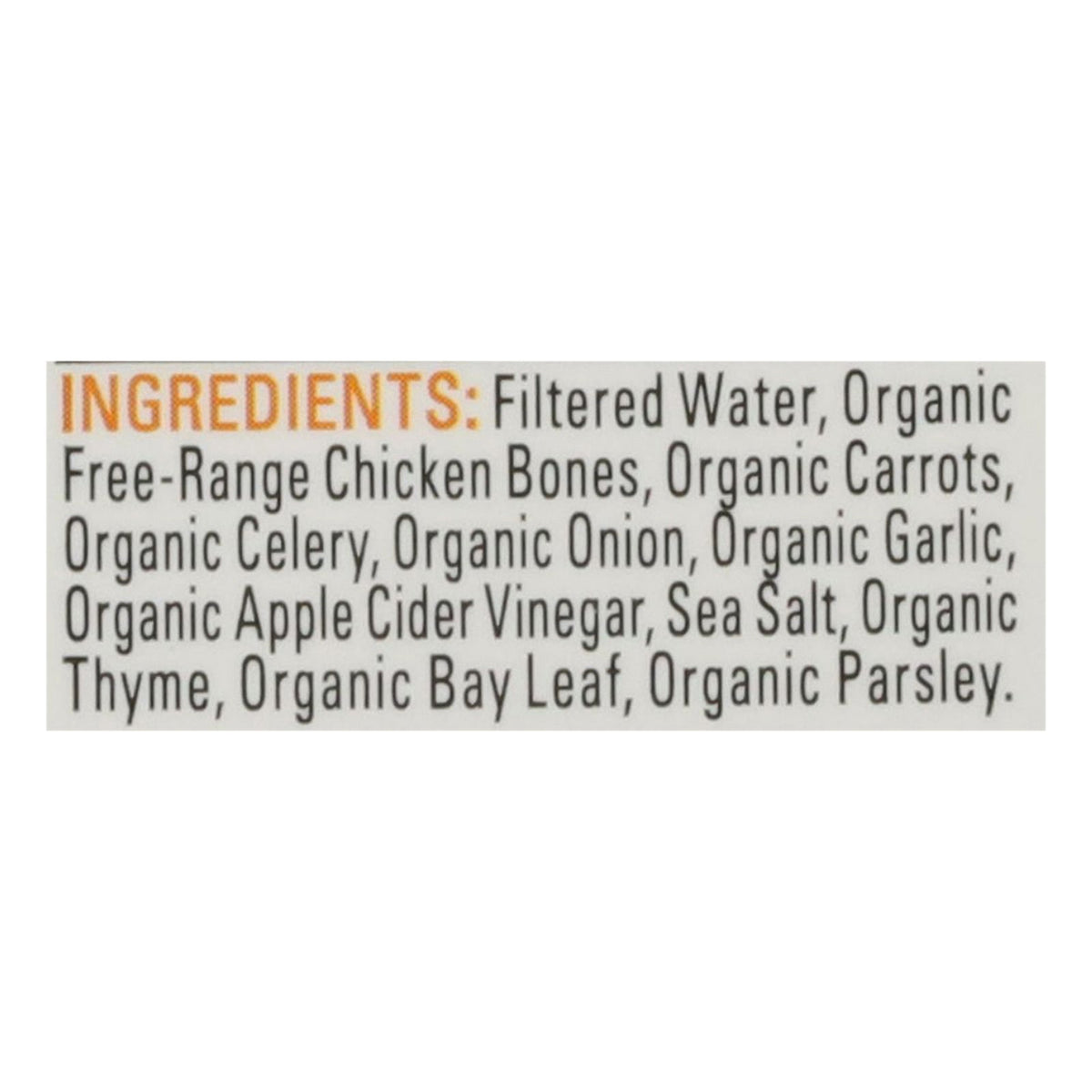 Bonafide Provisions Organic Chicken Bone Broth, 16.9 fl oz (Case of 6)