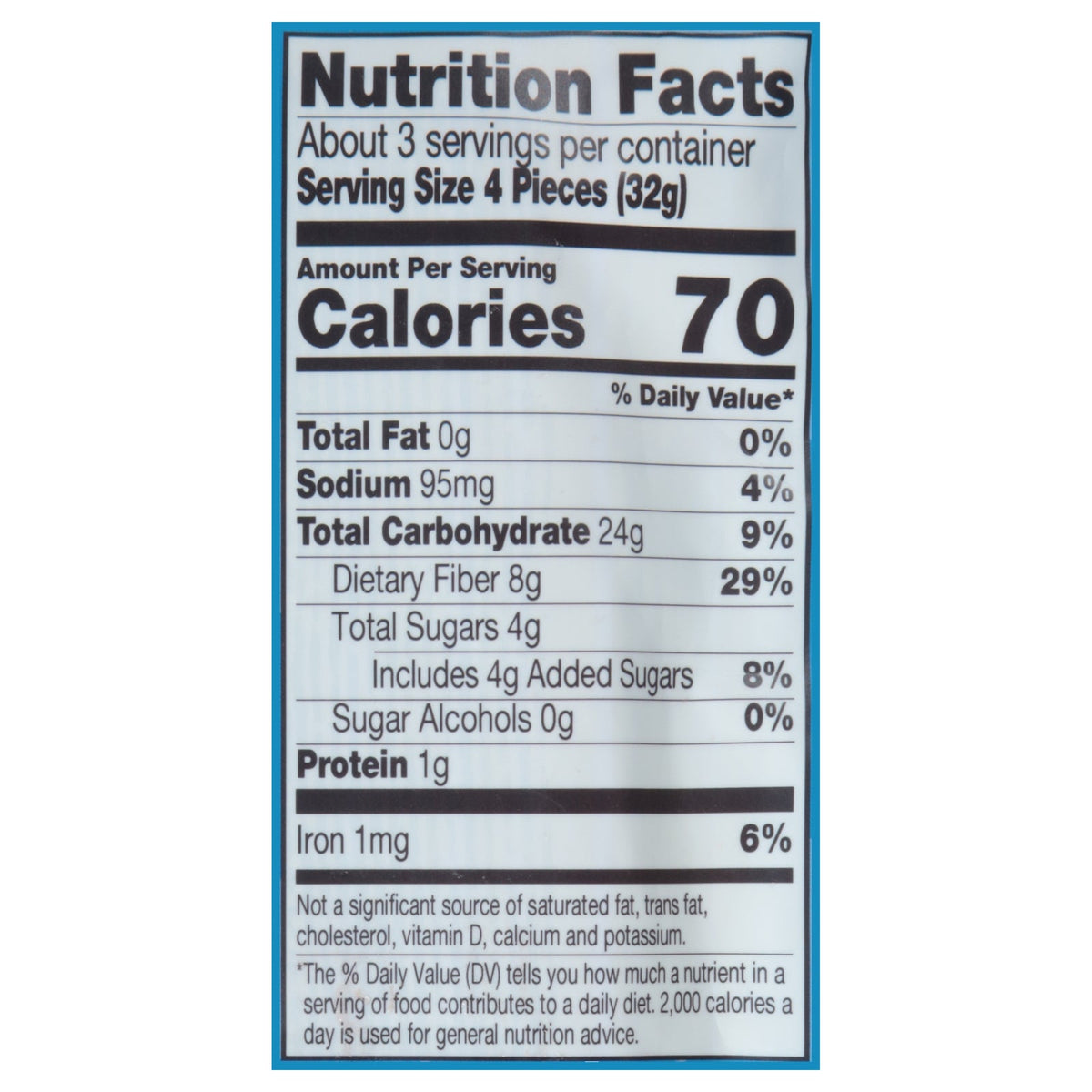 Joy Ride Blue Raspberry Sour Strips, 3.5 oz (Case of 10)