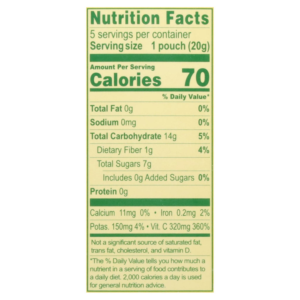 Solely Organic Mango Whole Fruit Gummies, 3.5 oz (Case of 8)