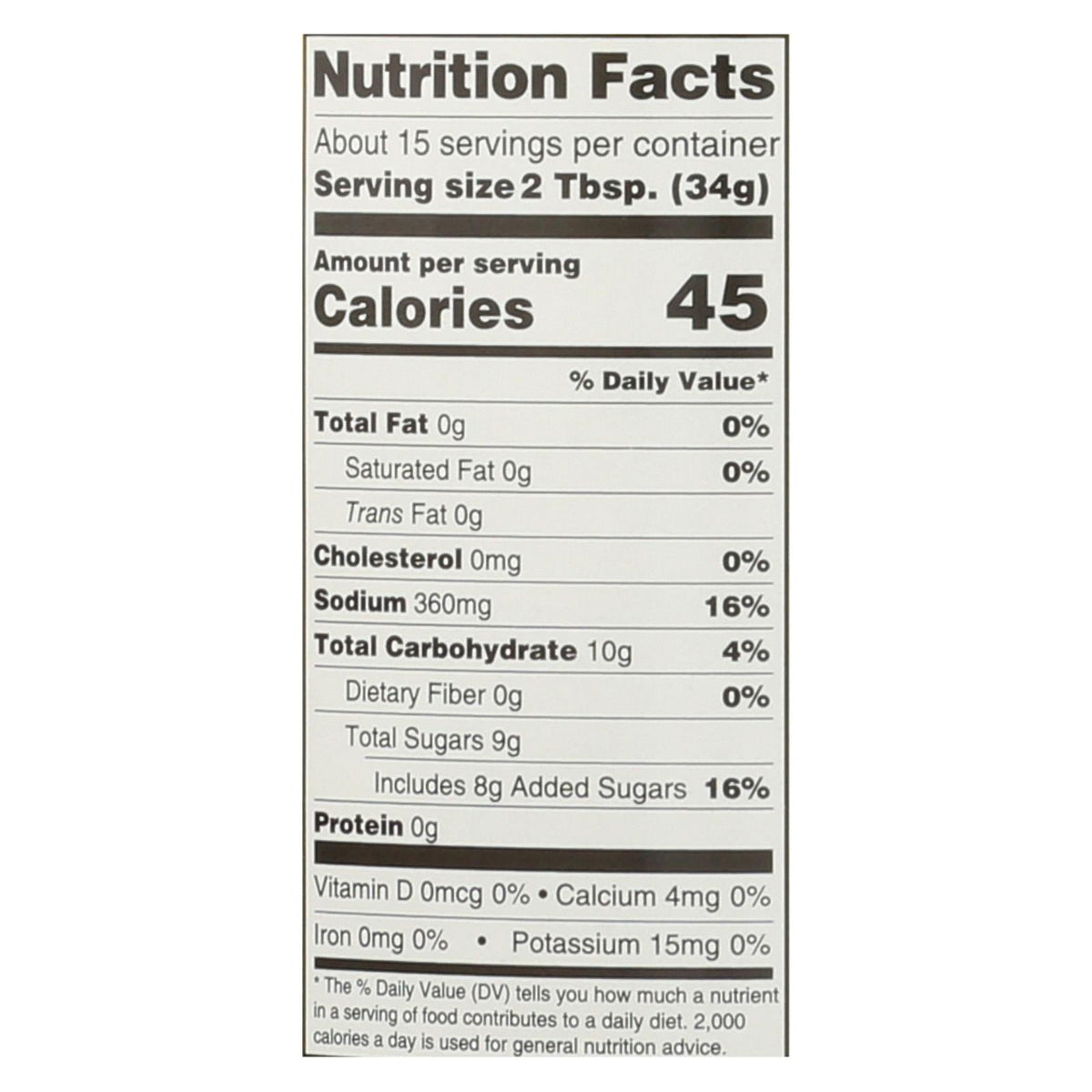 Woodstock Organic Hickory BBQ Sauce, 18 oz (Case of 12)