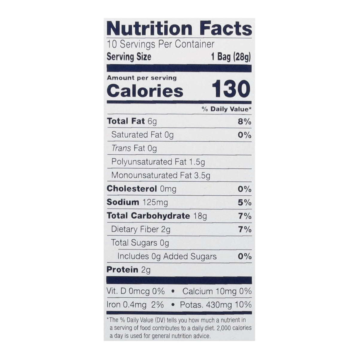Cape Cod Reduced Fat Kettle Potato Chips, 10 ct (Case of 4)