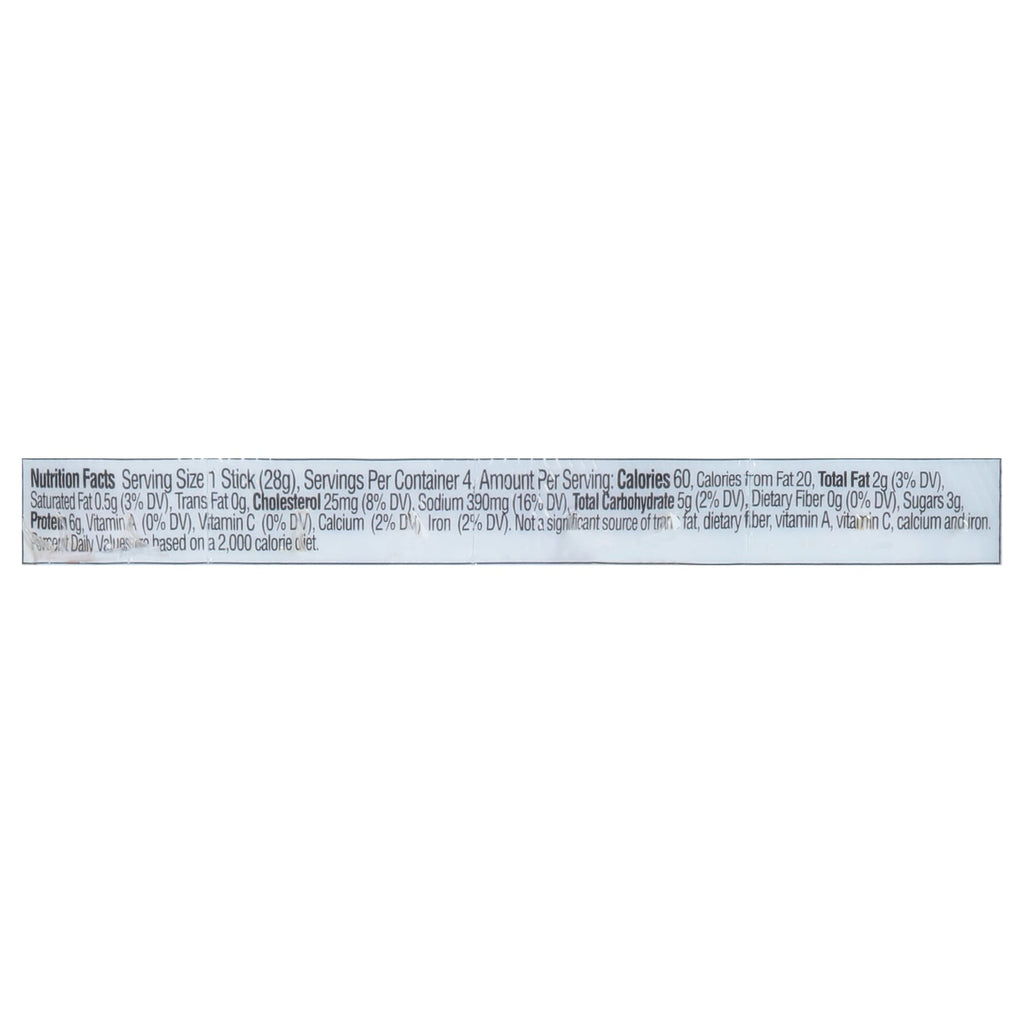 Mighty Spark Teriyaki Chicken Snack Sticks, 4 oz (Case of 8)