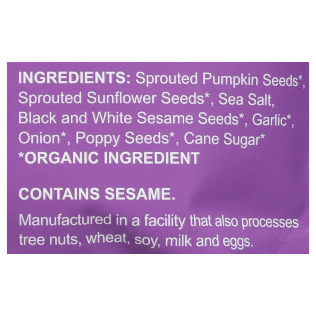 Go Raw Organic Everything Bagel Seed Snack, 4 oz (Case of 6)