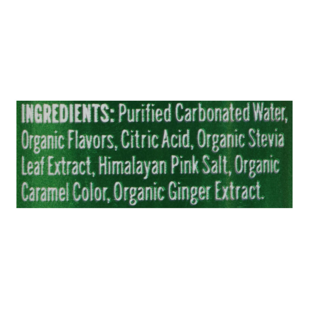 Nixie Organic Sugar-Free Ginger Ale Soda, 12 fl oz (Case of 12)