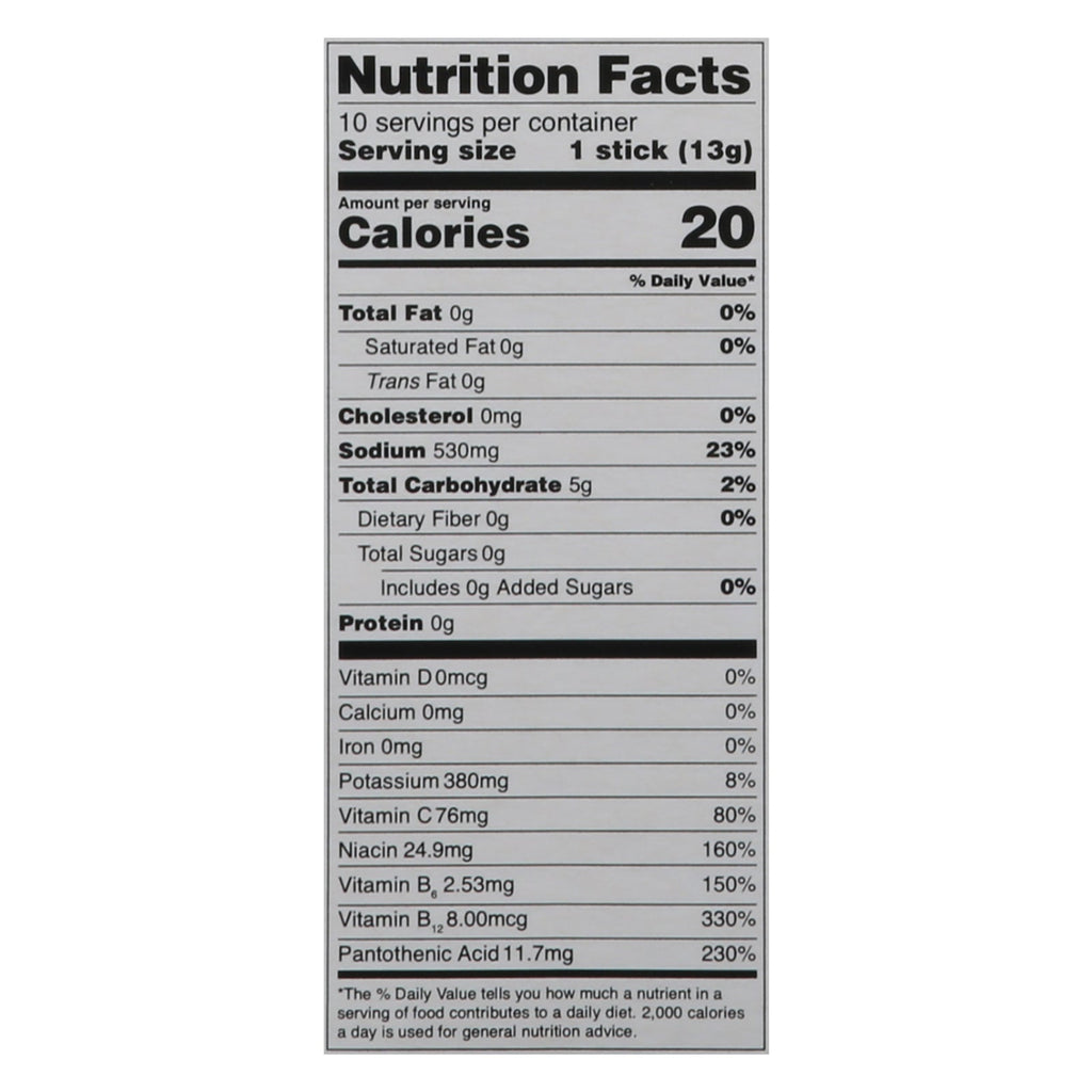Liquid I.V. Lemon Lime Drink Mix, 10 Count, 4.58 oz
