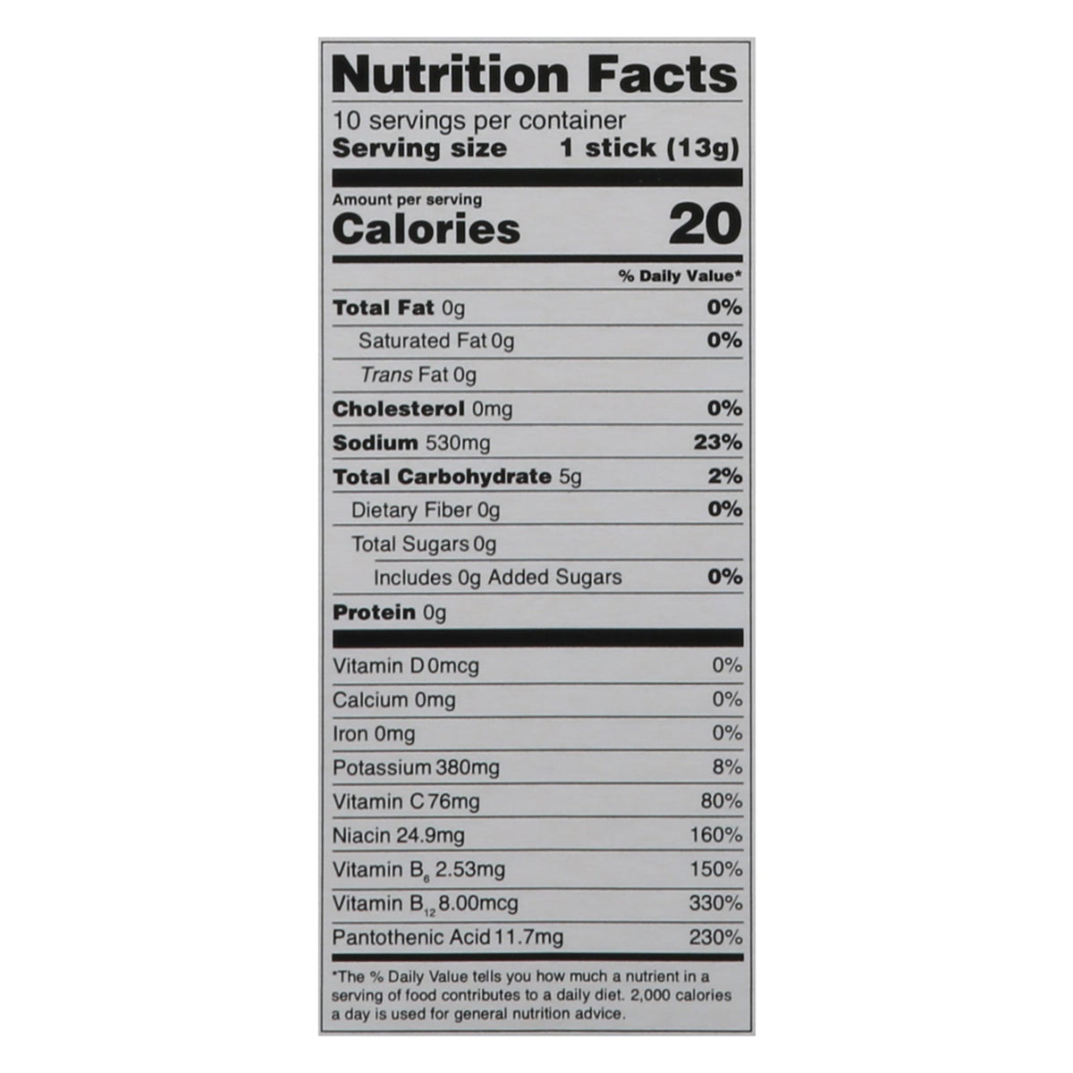 Liquid I.V. Lemon Lime Drink Mix, 10 Count, 4.58 oz