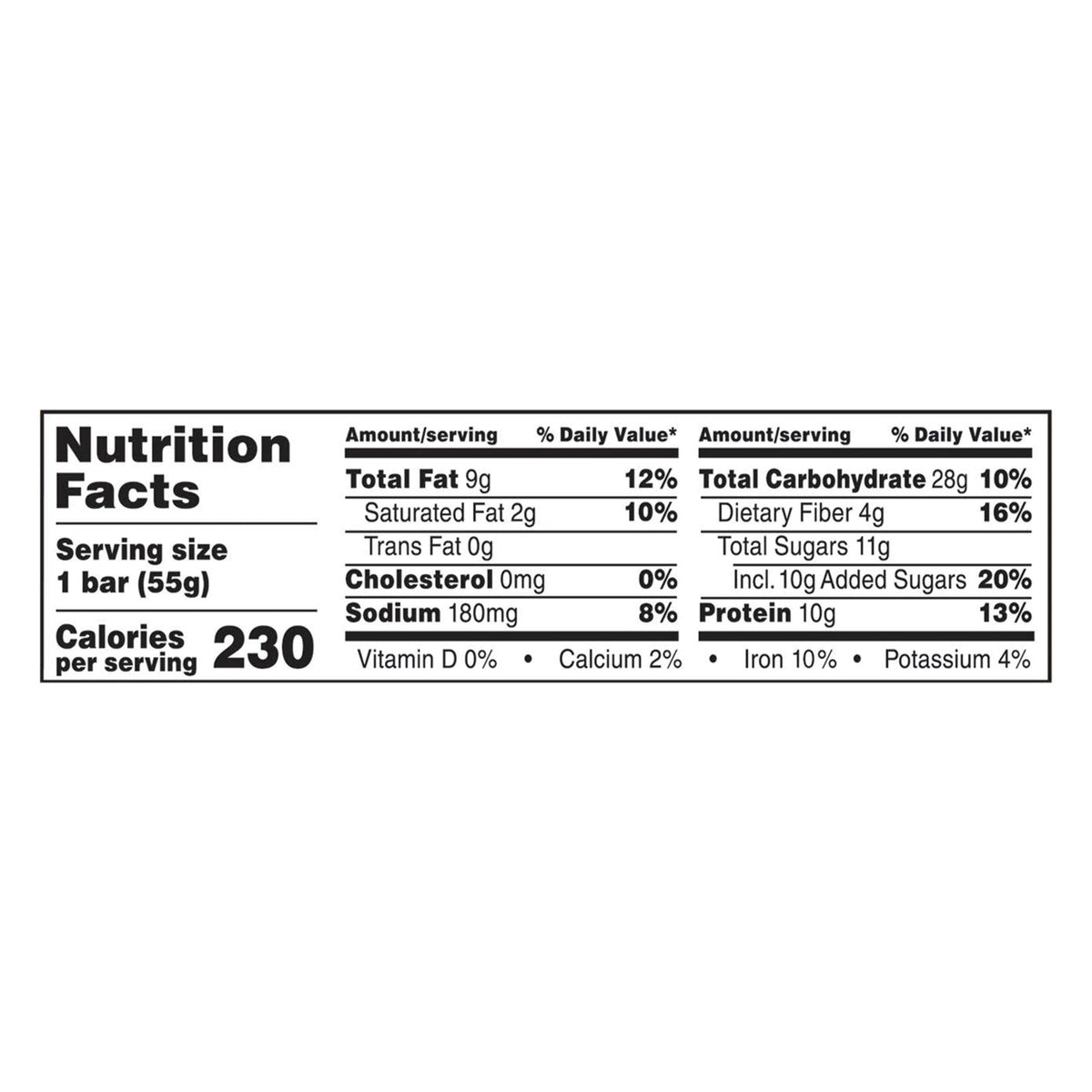 RXBAR Peanut Butter Dark Chocolate Nut Butter & Oat Bar, 1.9 oz (Case of 12)