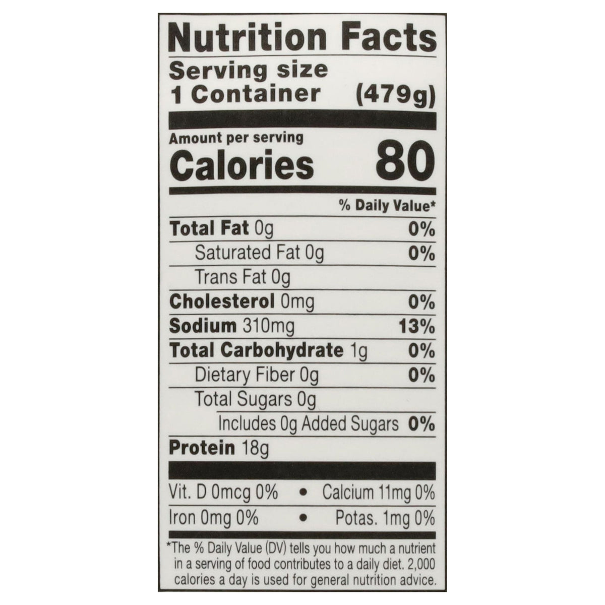 Bonafide Provisions Organic No Salt Chicken Bone Broth, 16.9 fl oz (Case of 6)