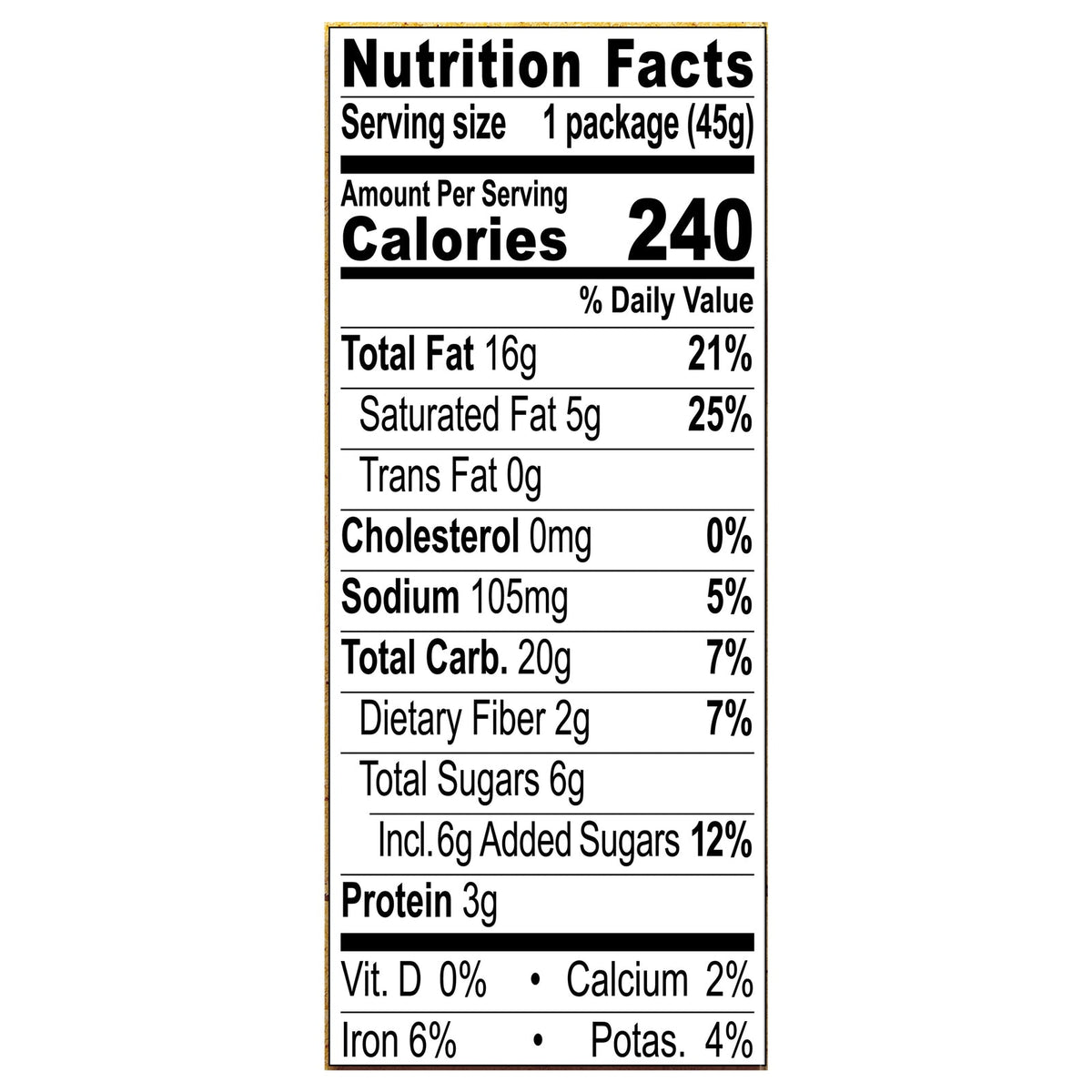 Once Again Organic Sunflower Butter Sandwich Crackers, 1.59 oz (Case of 8)
