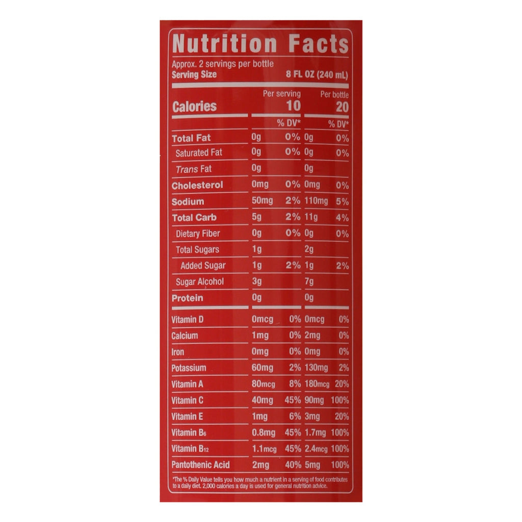 Roar Organic Strawberry Lemonade Water, 18 fl oz (Case of 12)