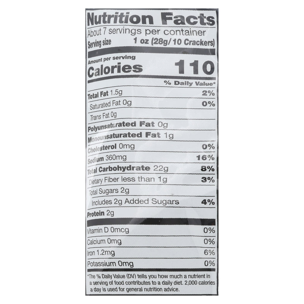 Pretzel Crisps Sea Salt & Pepper Pretzel Crackers, 7.2 oz (Case of 12)