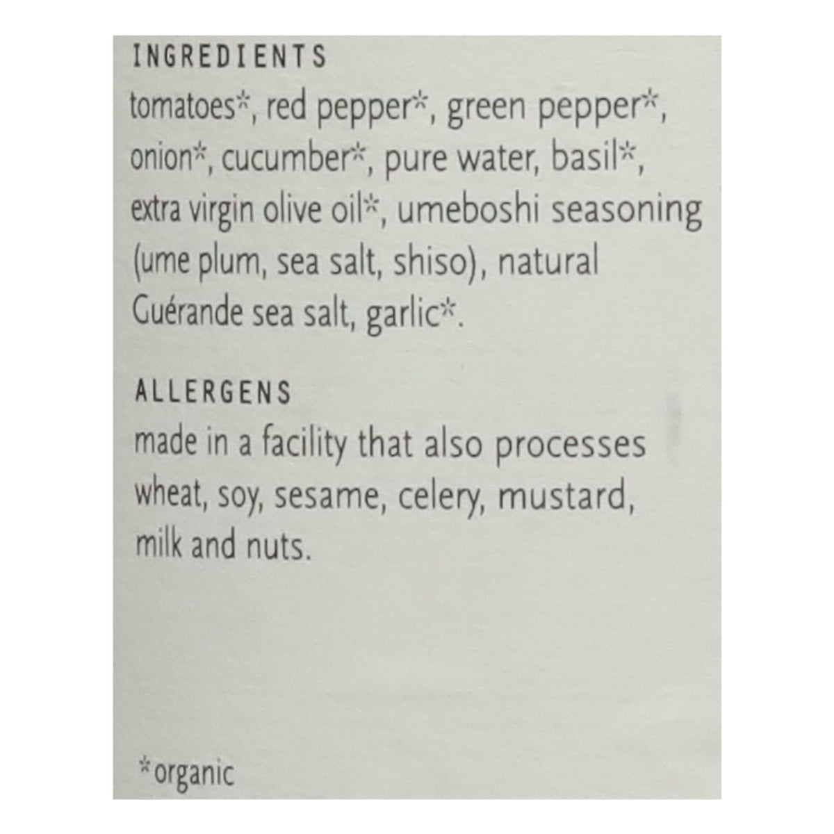 Karine & Jeff Organic Gazpacho Soup, 16.9 fl oz (Case of 6)
