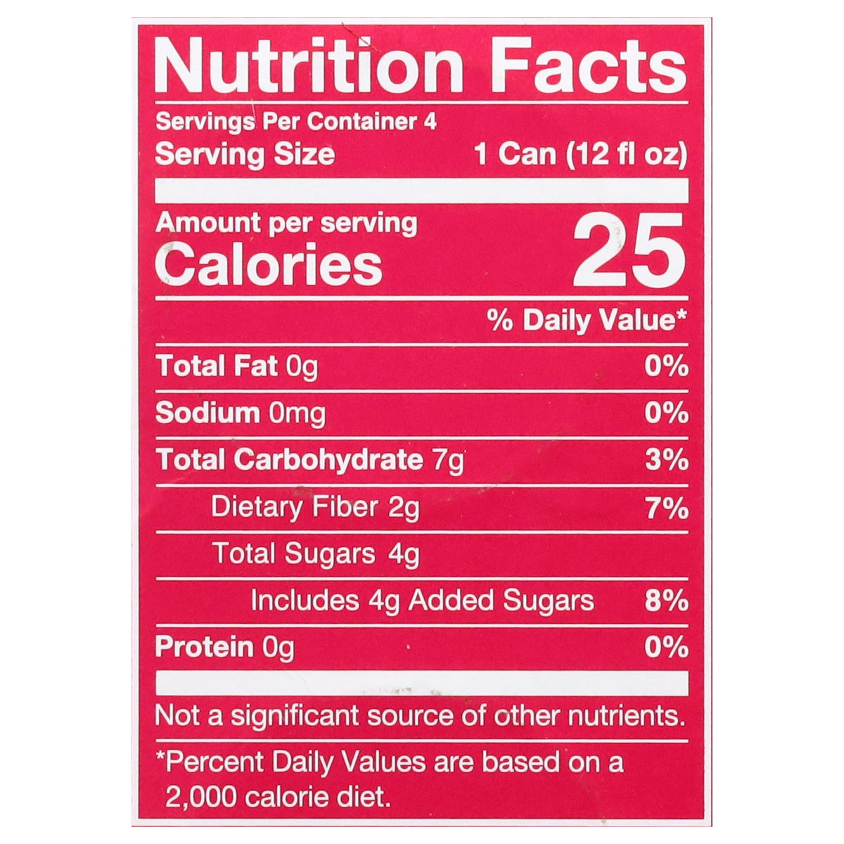 Poppi Strawberry Lemon Prebiotic Soda, 4 x 12 fl oz (Case of 6)