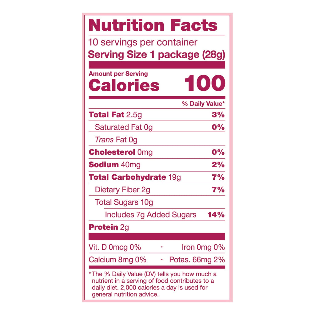 Nature's Bakery Mini Raspberry Fig Bars, 10 oz (Case of 6)