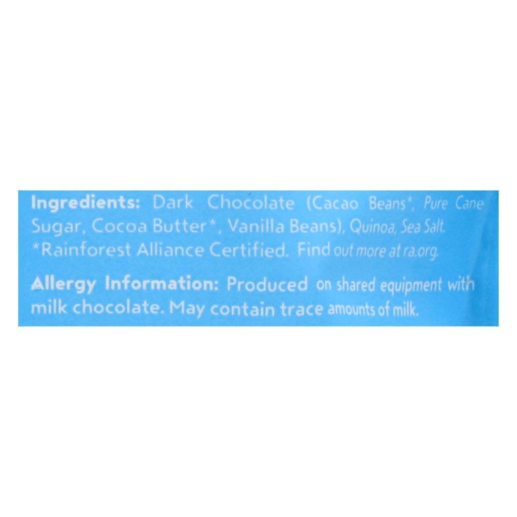 Undercover Chocolate Dark Chocolate Sea Salt Mini Crisps, 3 oz (Case of 12)