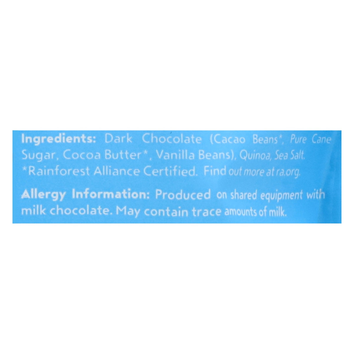 Undercover Chocolate Dark Chocolate Sea Salt Mini Crisps, 3 oz (Case of 12)