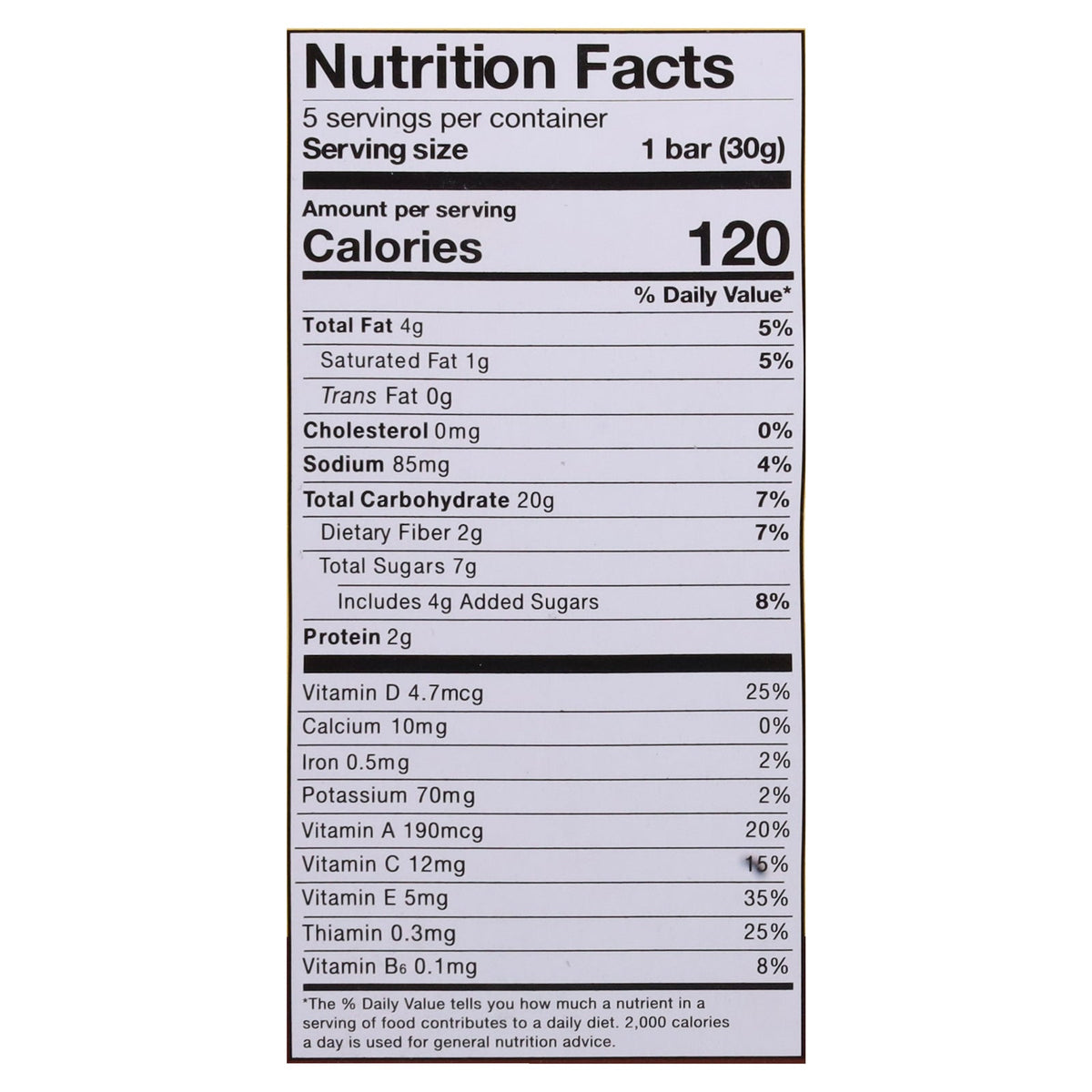 MadeGood Organic Soft Baked Chocolate Chip Oat Bars, 5.3 oz (Case of 6)