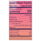 Recess Raspberry Lemon Magnesium Sparkling Water, 12 fl oz (Case of 12)