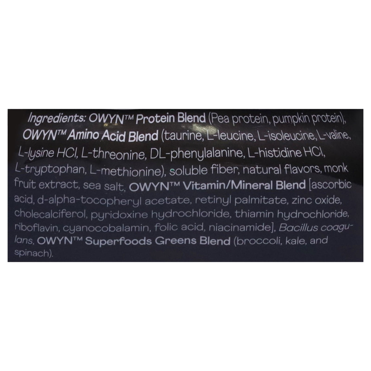 OWYN Elite Vanilla Protein Powder, 1.32 lb (Case of 3)