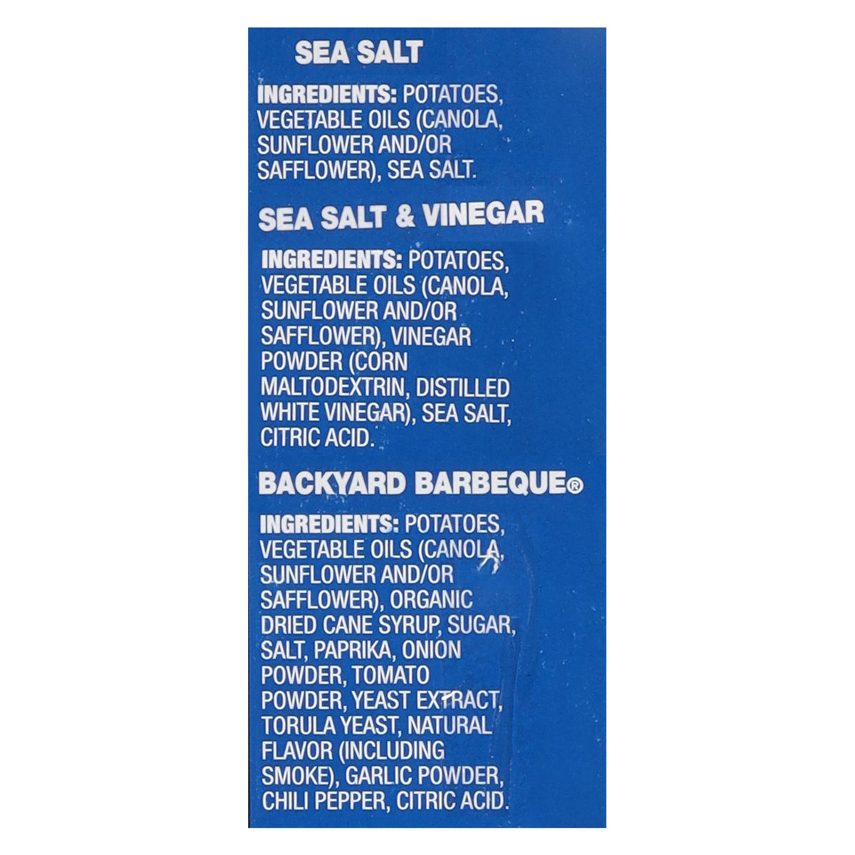 Kettle Brand Sea Salt & Vinegar and BBQ Potato Chips Variety Pack, 20 x 1 oz (Case of 4)