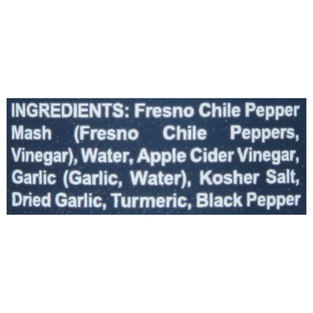 Hot Ones Garlic Fresno Edition Hot Sauce, 5 oz (Case of 12)