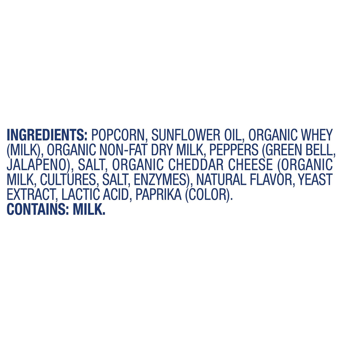 SkinnyPop Cheddar Jalapeno Popcorn, 4.4 oz (Case of 12)