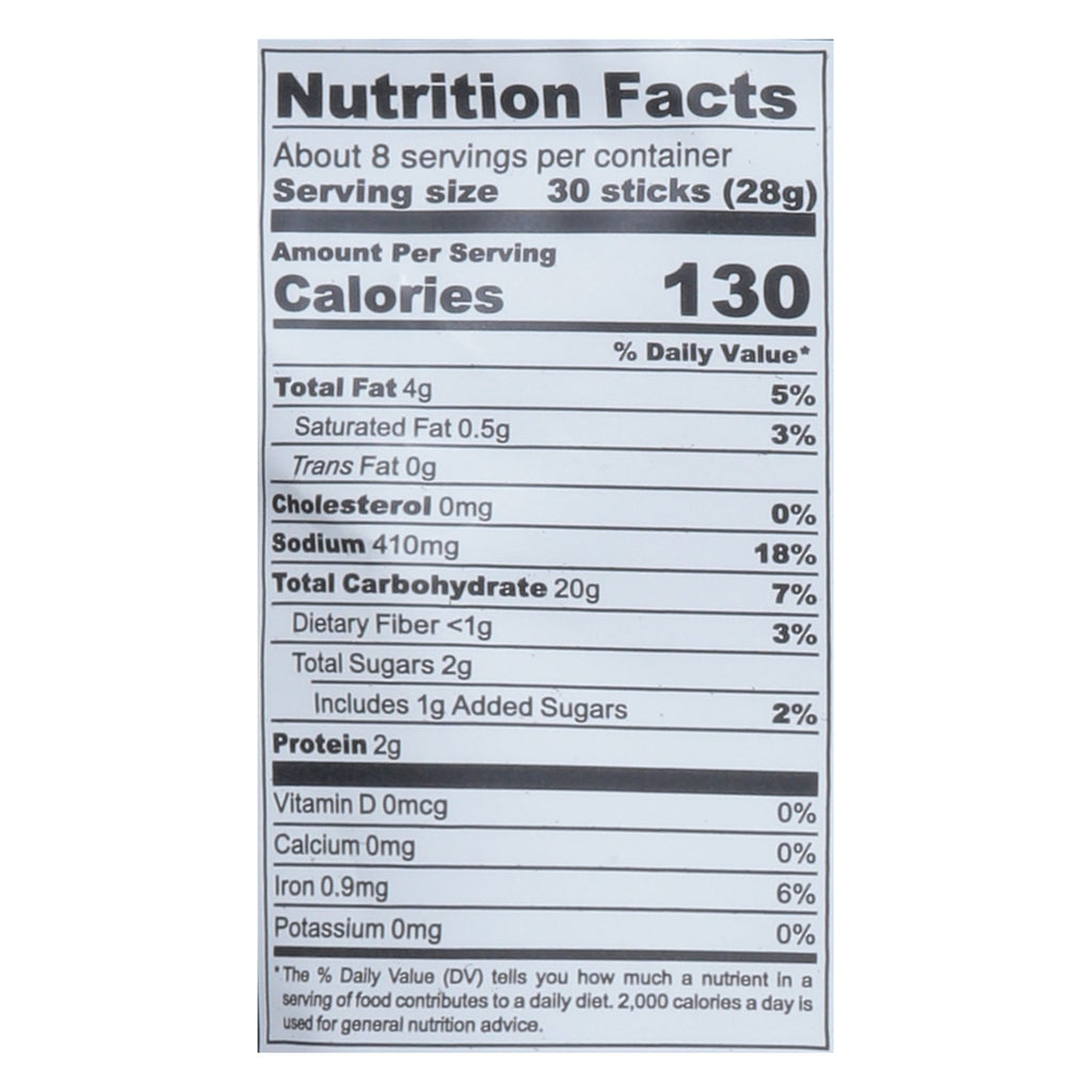 Pop Daddy Maple & Brown Butter Pretzel Sticks, 7.5 oz (Case of 12)