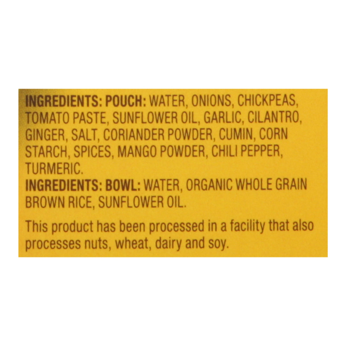 Tasty Bite Chickpeas & Rice Bowl, 8.8 oz (Case of 6)