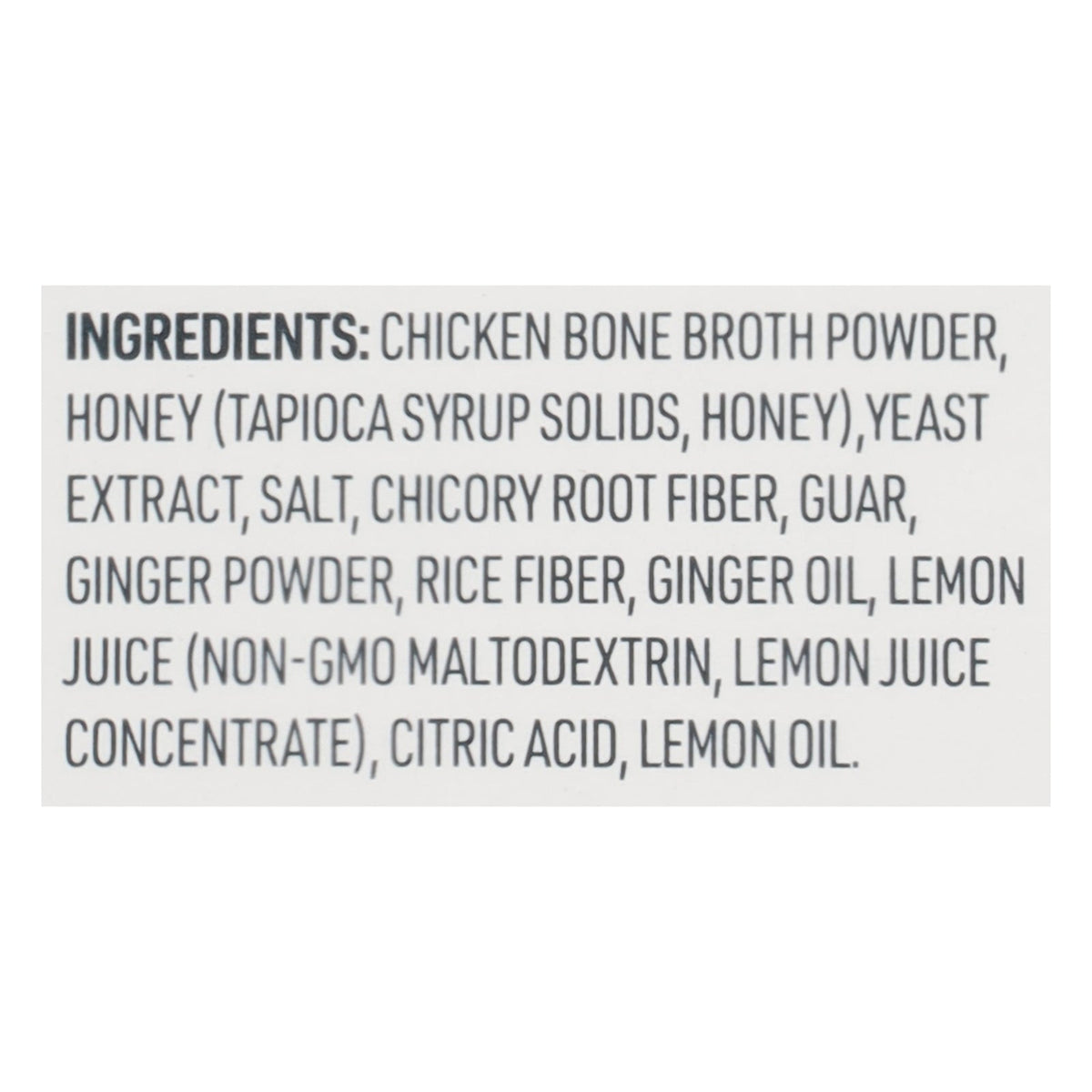 Bare Bones Instant Lemon Chicken Bone Broth, 2.12 oz (Case of 8)
