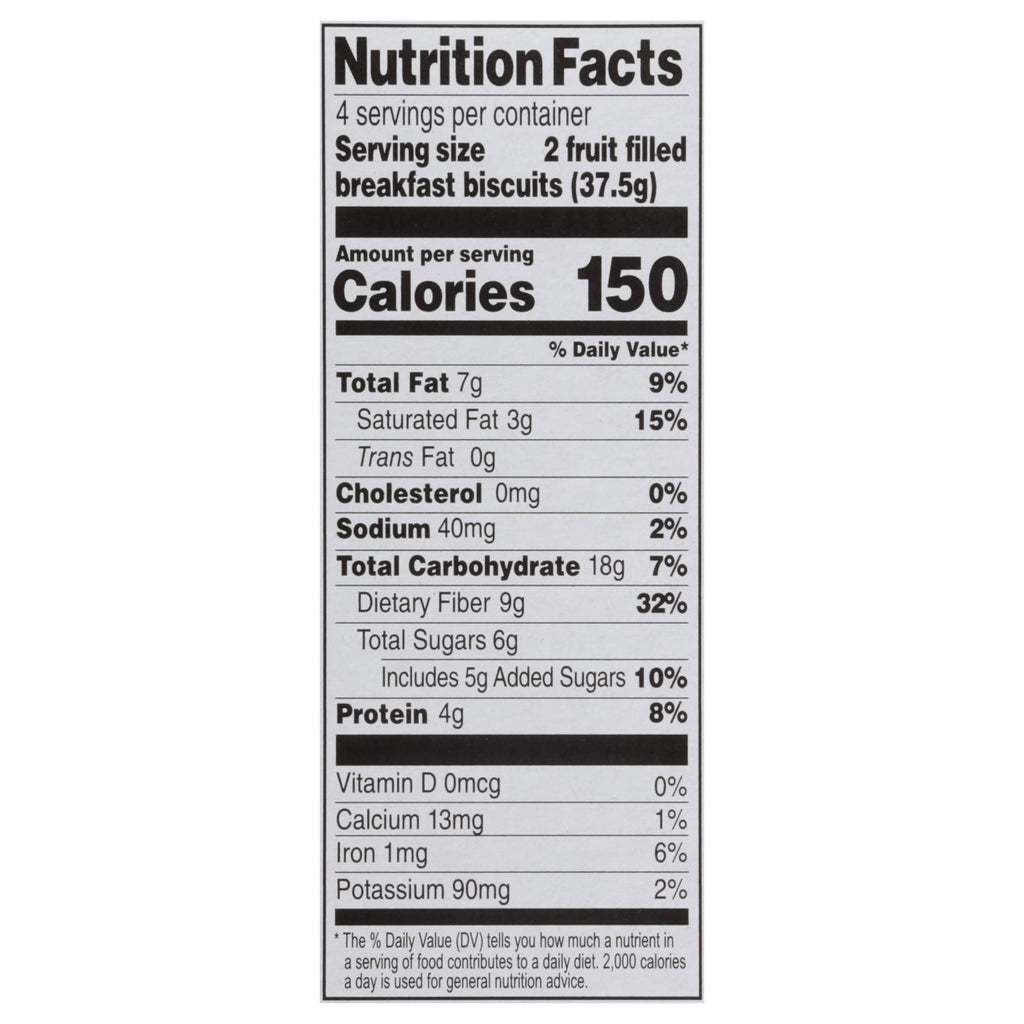 Olyra Organic Raspberry Breakfast Biscuits, 5.3 oz (Case of 6)