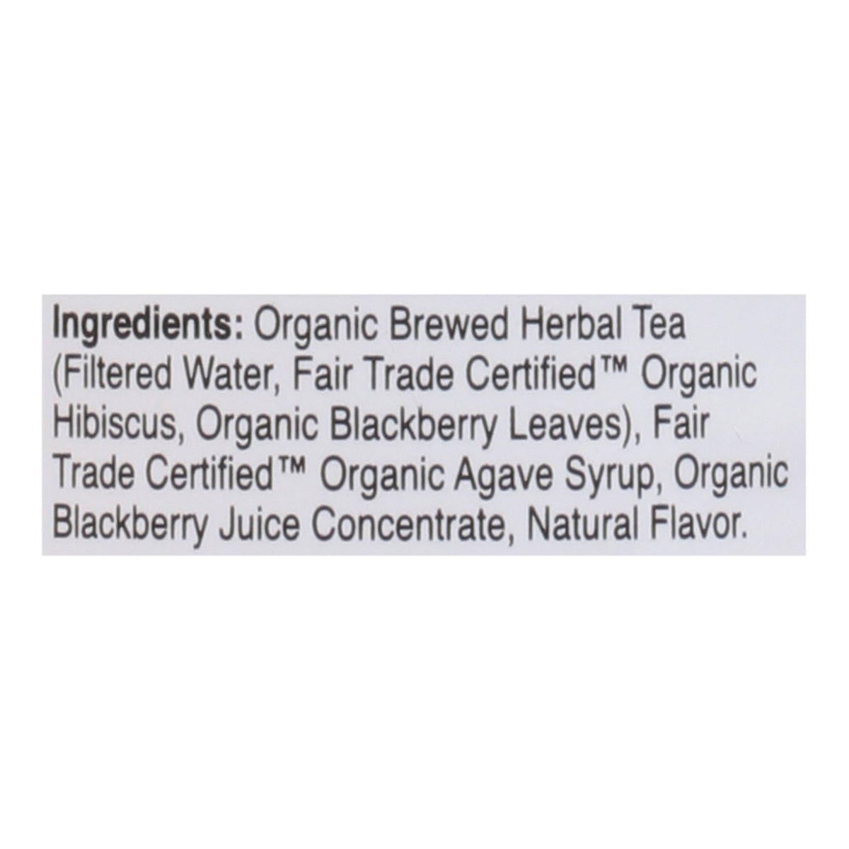 Just Ice Tea Organic Berry Hibiscus Tea, 16 fl oz (Case of 12)