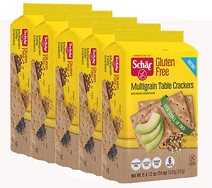 Schar - Crackers Multigrn Tbl (Pack of 5-7.4 Oz)