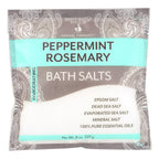 Soothing Touch Peppermint Rosemary Bath Salts - 8oz, Case of 6 - Epsom & Dead Sea Salt Soak for Muscle Relief