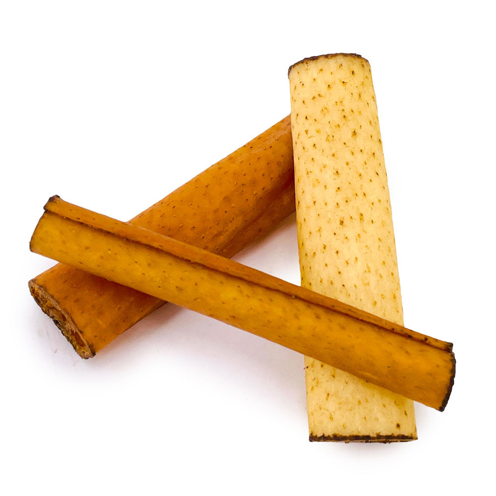 ValueBull USA Pig Skin Retriever Rolls for Dogs, 4 Inch, Smoked, 50 Count