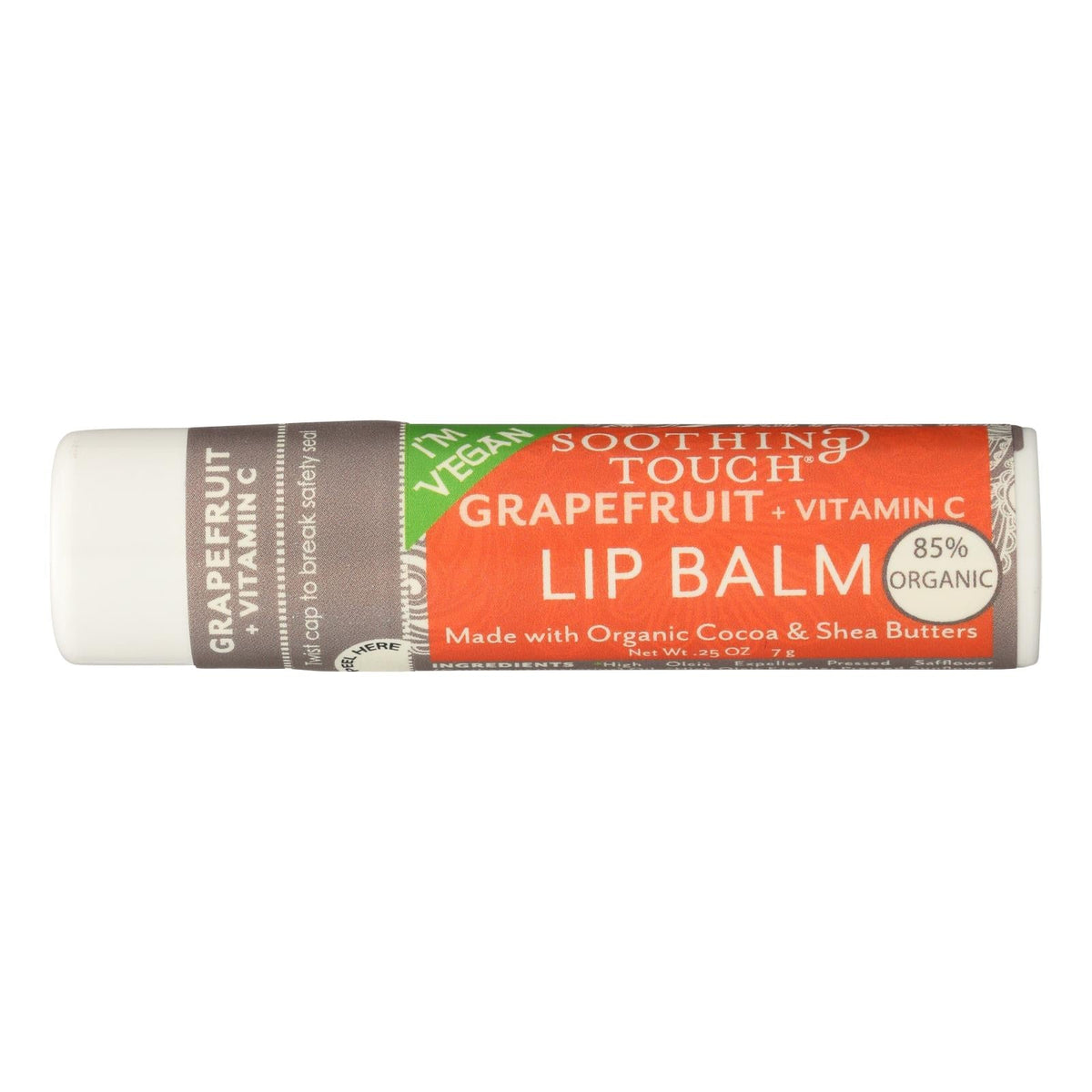 Soothing Touch Grapefruit Lip Balm with Vitamin C, 0.25 oz (Case of 12)