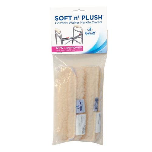 Soft n' Plush Fleece Walker Hand Grip Covers - Comfortable Mobility Aid Accessories
