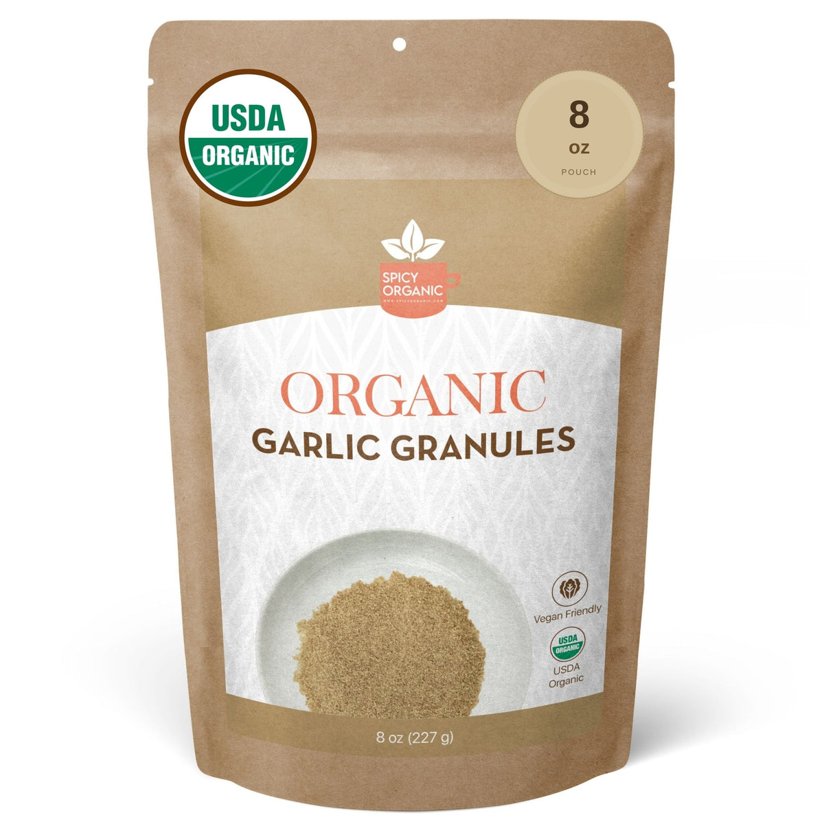 Organic Garlic Granules – For Marinades, Rubs & Roasting