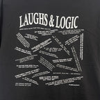 Laugh & Logic T-Shirt | Black | Multiple Sizes | Sandhills Specialty Gifts and Crafts