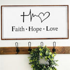 Faith, Hope, Love Faith Wall Art