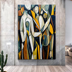 Abstract Human Connection Wall Art