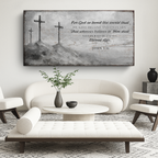 John 3:16: For God So Loved The World Faith Sign VIII