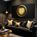Heart Eclipse Wall Art