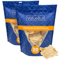 ValueBull USA Beef Collagen Chips Dog Chews, 100 Count